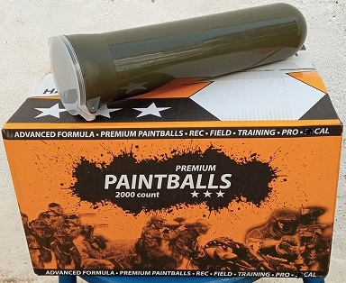 Paintballs Premium Field Cal.68; 2000 Unds.+ Pod Capacidad 140 Bolas - *Envío Gratis 1/2 Dias.